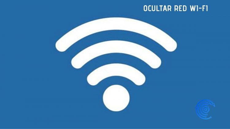 Símbolo del Wifi blanco con fondo azul