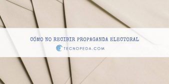 No recibir propaganda electoral en casa