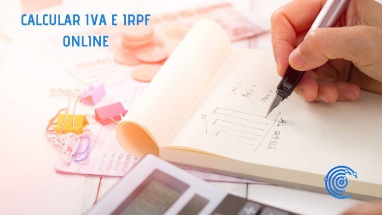 Hombre haciendo calculos con libreta y calculadora
