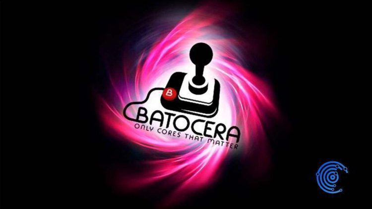 Logotipo de Batocera.Linux sobre fondo negro