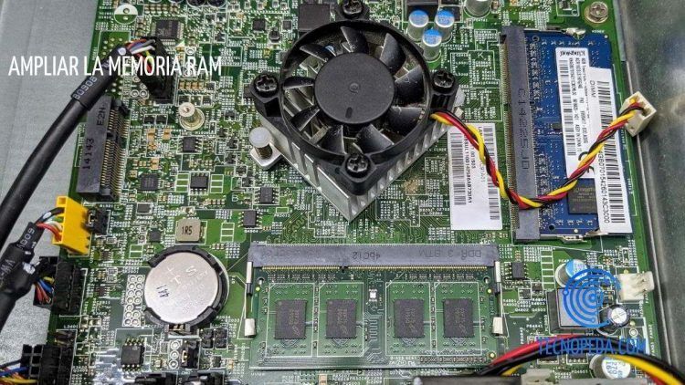 Placa base de un ordenador