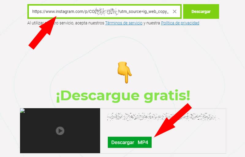 descargar vídeos de instagram al ordenador