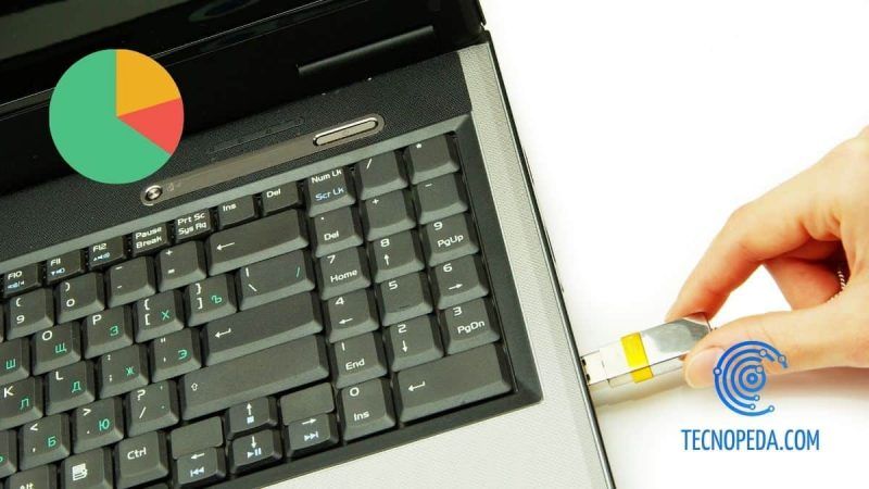 Conectando un usb en un portátil