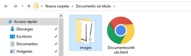 imágenes descargadas de un documento
