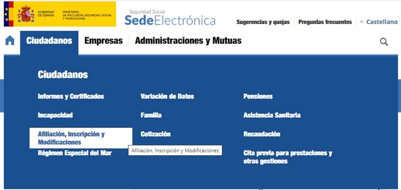 utilizar el certificado digital para saber el NUSS
