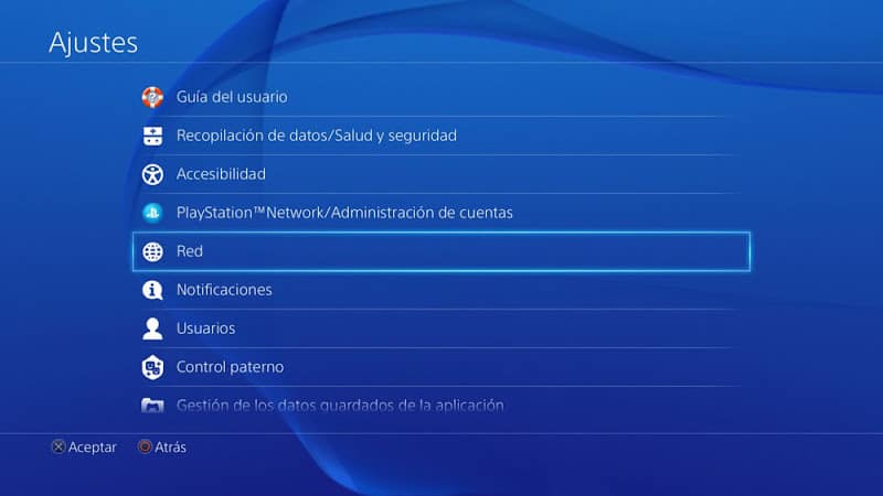 Ajustes para poner una ip fija en la PS4