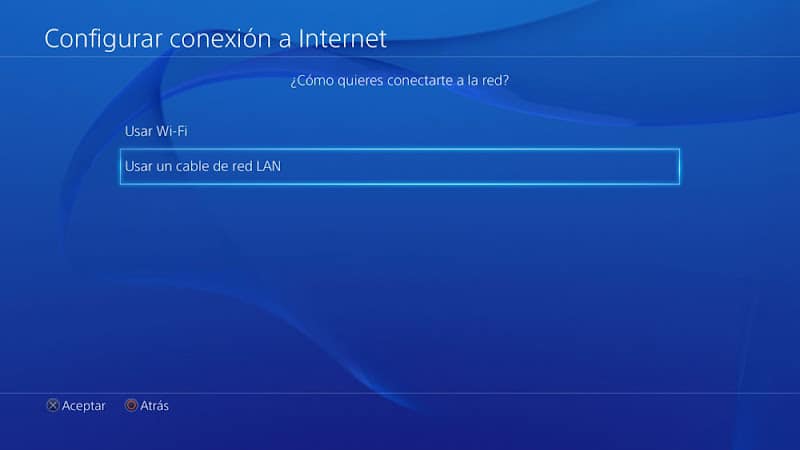 usar un cable lan en la ps4