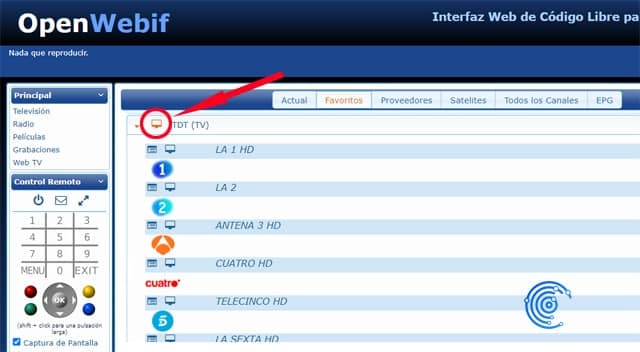 descargar listas m3u desde Openwebif