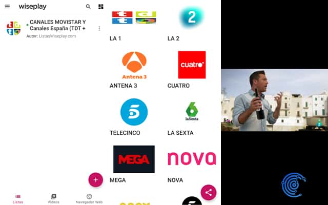 listas wiseplay