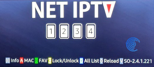 cambiar entre listas en Net IPTV