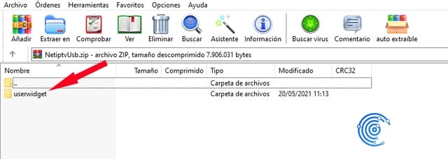 carpeta para instalar net iptv desde un usb