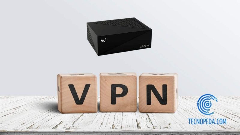 Dados de madera con las letras VPN