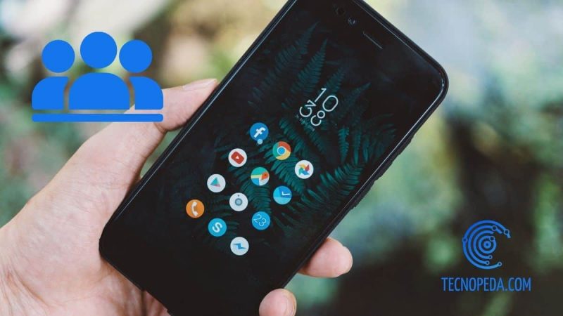 Móvil Android Negro