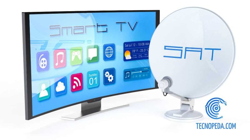 Smart Tv conectada a Parabólica
