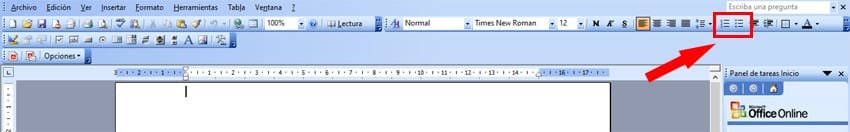 Crear una lista de tareas en Word
