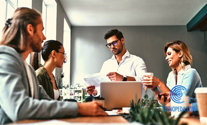 Grupo de trabajo en una empresa
