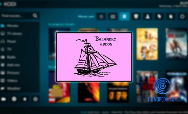 Logotipo del Abddon Balandro en Kodi