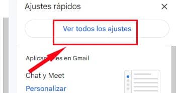 Ver todos los ajustes en Gmail