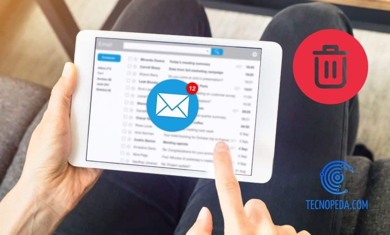 Comprobando los emails en una tablet