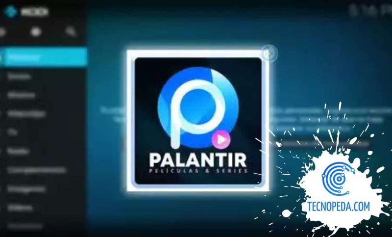 Logotipo de Palantir 3 en Kodi