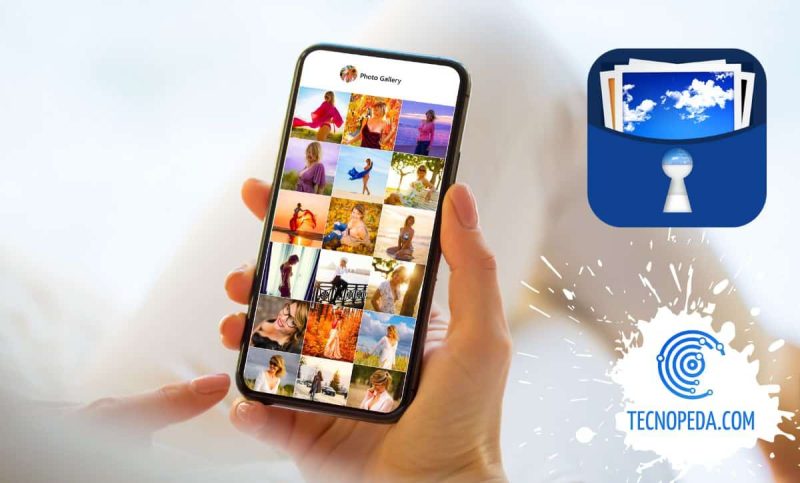 Galería de fotos en el móvil con el icono de Piclock