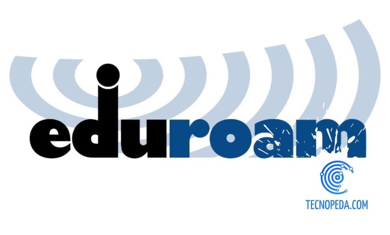 Logotipo de Eduroam sobre fondo blanco