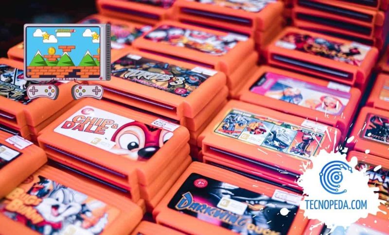 Cartuchos de videojuegos clásicos
