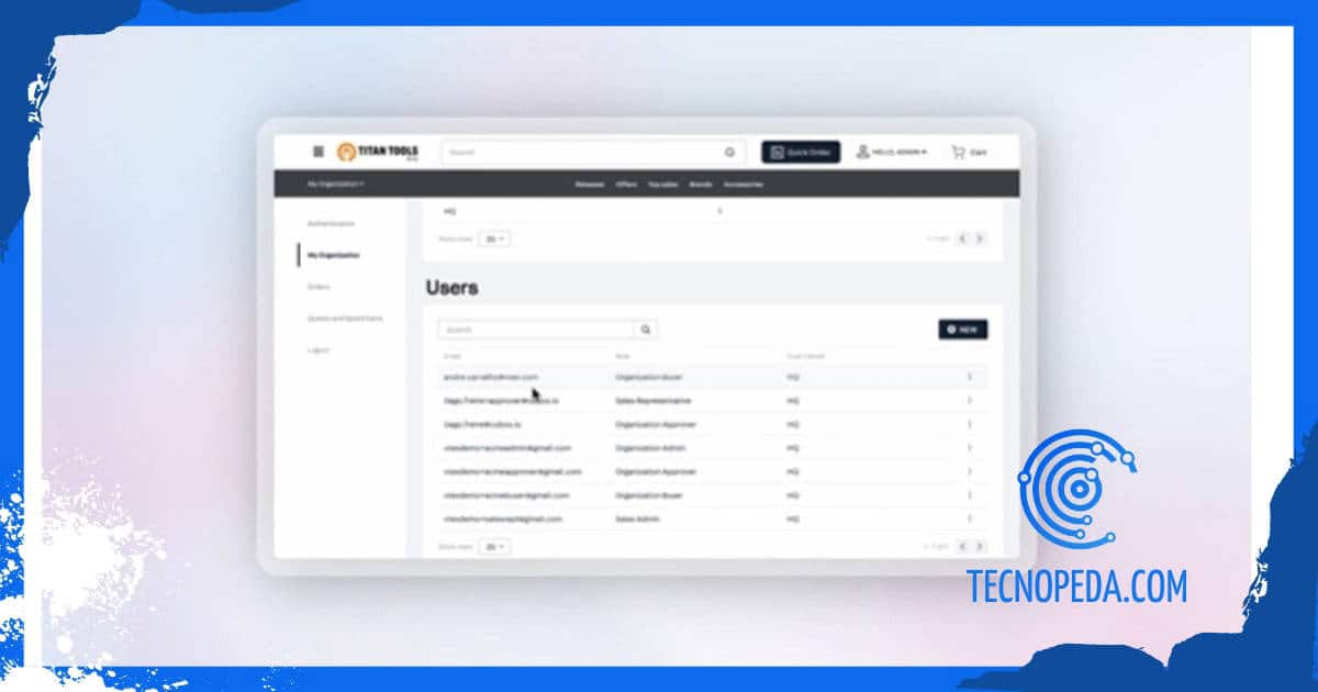 Captura pantalla ecommerce B2B