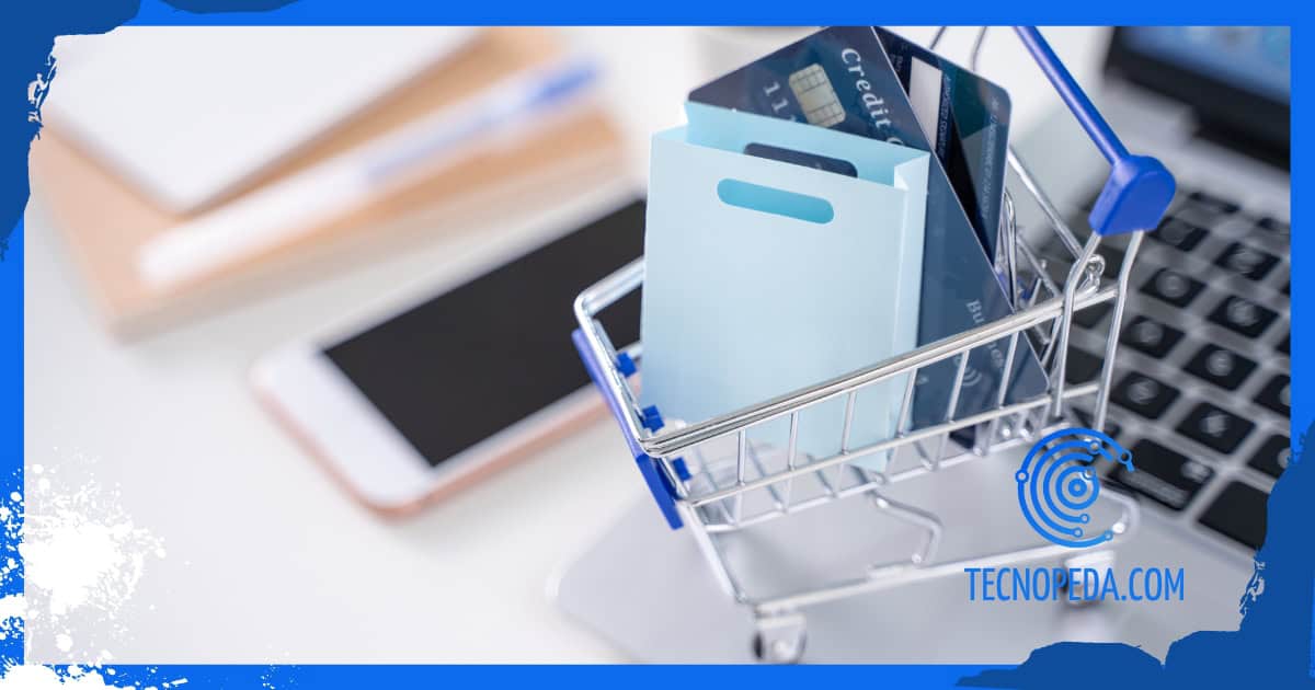 carrito de la compra con tarjetas de crédito