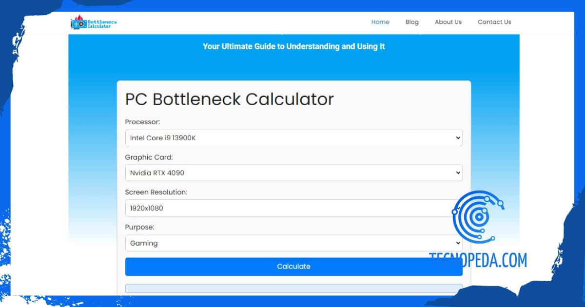 Calculadora de Cuello de Botella de PC Bottleneck